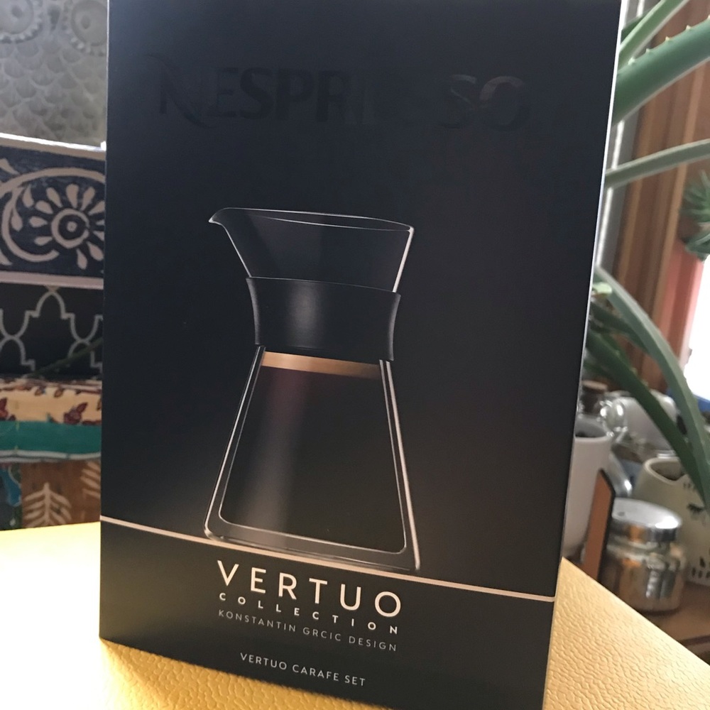 Nespresso Vertuo Pour Over Carafe Set New In Box